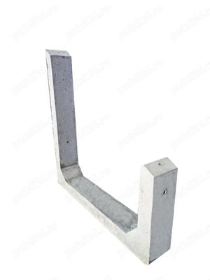 Suport de panou solar din beton cu unghi de 30 de grade