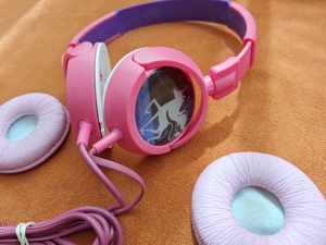 Jucarie - Casti audio roz pentru fetite, mufa jack 3,5 mm