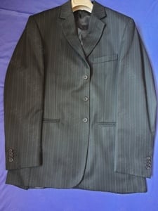 Costum negru de calitate - Inedit - imagine 3