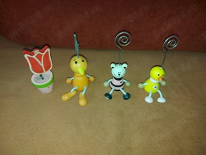 Suport hazliu pentru fotografii confectionad din lemn, vintage, buc = 4 - imagine 7