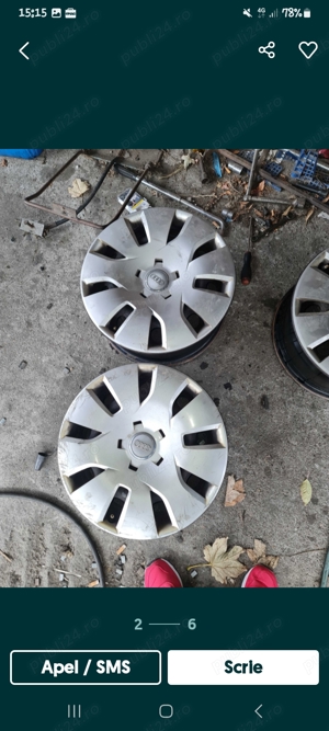 Capace roti R16, originale audi  - imagine 8