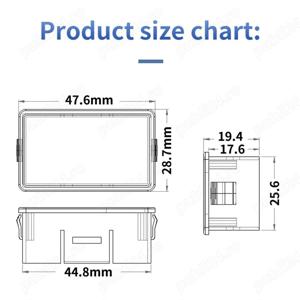 Tester indicator stare acumulator incarcator PB AGM LiIon LiFePO4 cu 2xUSB - imagine 3