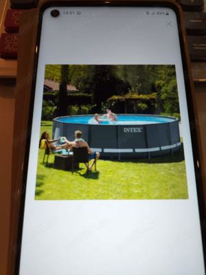 Vând piscină supraterana gonflabilă,  pompă noua , scara , cu toate accesoriile incluse - imagine 4