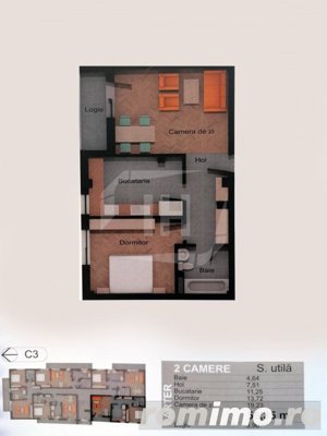 Apartament finisat 2 camere, 57 mp utili, imobil nou - imagine 7