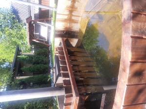 ciubar din lemn cu soba de inox  - imagine 2