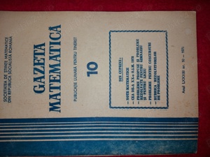 Revista  Gazeta  matematica + revista  Fizica si Chimie - imagine 3