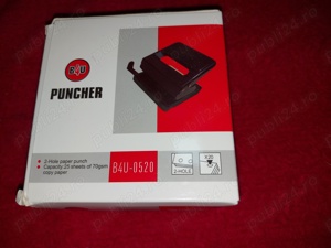 Perforator cu corp metallic pentru maxim 50 coli, model BAU   0520