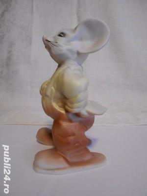 Bibelou   Soricel cu cascaval  pictat manual - imagine 2