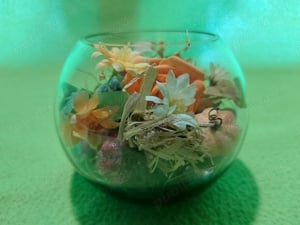 Bol vechi cu flori DECOR