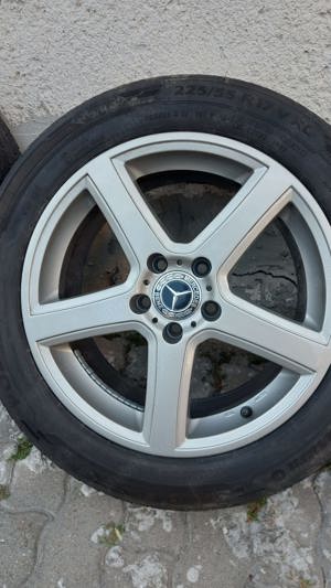  Jante originale din aluminiu + cauciucuri iarna Mercedes Vito / GLK - 4 BUC - imagine 2