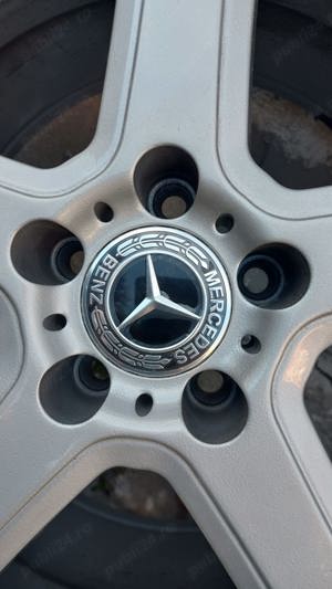  Jante originale din aluminiu + cauciucuri iarna Mercedes Vito / GLK - 4 BUC - imagine 6