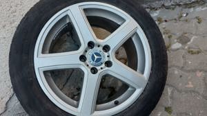  Jante originale din aluminiu + cauciucuri iarna Mercedes Vito / GLK - 4 BUC - imagine 3