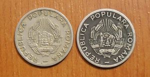 Lot 2 monede 25 bani 1952 - imagine 2