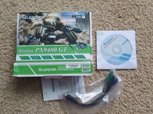 Placa video PX 9400 GT Winfast 512Mb 128bit folosita aprox 6 luni office 775