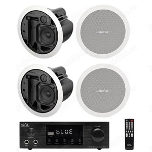 Sistem 4 boxe tavan Bose FS2C, alb, Noiz Systems, sonorizare restaurante, cafenele