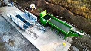 Spalator de roti și sasiu camioane (santiere, zootehnie, statii betoane, cariere piatra)