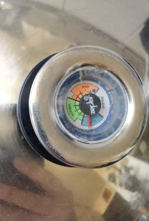 Set oala si capac cu termostat + sita Zepter original - imagine 6