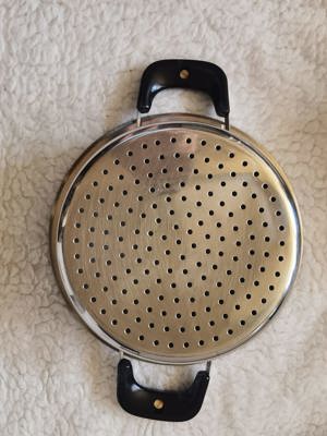 Set oala si capac cu termostat + sita Zepter original - imagine 5