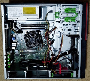 Workstation Fujitsu ESPRIMO P720 Intel i5 4690 3.9Ghz 8GB RAM SSD 256Gb HDD 1Tb Video Quadro Win10 - imagine 3