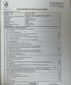 Mitsubishi Outlander 2,0did 4x4 Instyle - imagine 10