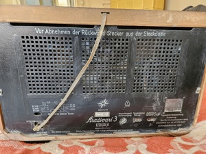 Radio vintage cu lampi tuburi - imagine 4