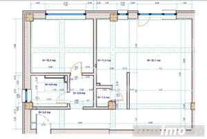 EXCLUSIVITATE Apartament 2 camere, 78 mp, parcare subterana, zona stadion CFR - imagine 16