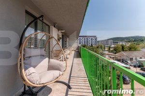 Apartament 2 camere, 58 mp, terasa 33 mp, garaj, zona Vivo - imagine 7