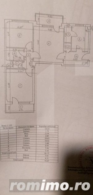 Apartament 3 camere, 76 mp, luminos, Ciric - imagine 5