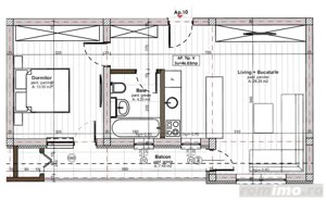 Apartament spatios de 2 camere, panorama, ansamblu rezidential nou, în Apahida! - imagine 3