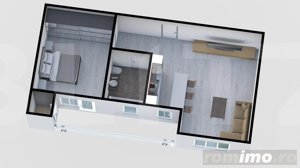 Apartament spatios de 2 camere, panorama, ansamblu rezidential nou, în Apahida! - imagine 2