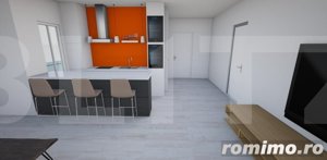 Apartament spatios de 2 camere, panorama, ansamblu rezidential nou, în Apahida! - imagine 4