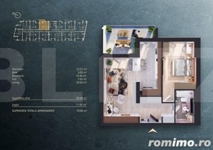 Apartament 2 camere intr-un Ansamblu rezidential Premium, zona Fabricii