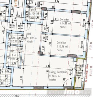 Apartament de 3 camere, semidecomandat, bloc nou, zona Pod IRA - imagine 2