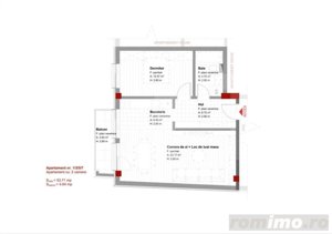 Apartament 2 camere, 54mp, Marasti  - imagine 3