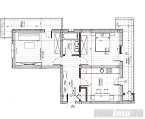 Apartament spatios de 3 camere, 60mp Apahida - imagine 3