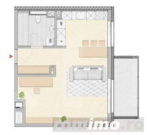 Apartament de 2 camere, 61 mp, bloc nou, finisat lux, zona Semicentrala - imagine 2