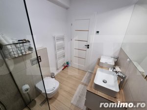 Apartament de LUX, 2 camere, 53mp, lift, parcare, terasa 11mp, zona Floresti - imagine 10