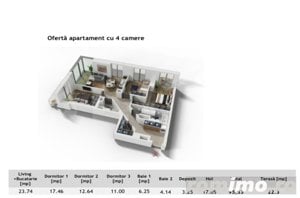 Apartament 4 camere ,96mp, zona Centrala in cel mai exclusivist bloc din Cluj   - imagine 9