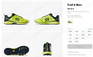 Incaltaminte adidasi alergare montana Salming Trail 6, Vibram, Neopren - imagine 5