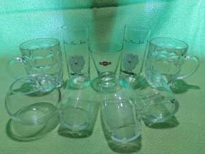 Halbe pentru bere si pahare diferite modele   dimensiuni, buc = 9 - imagine 2