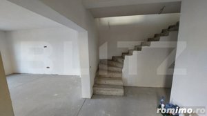 Duplex semifinisat cu 4 camere, garaj dublu, 250 mp teren, în Dâmbul Rotund - imagine 6