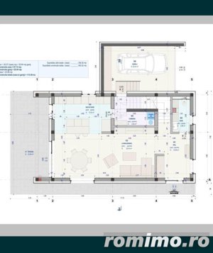 Casa individuala, 4 camere,136mp, teren 700mp, garaj 21mp, intrare Chinteni - imagine 20