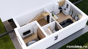 Duplex cu arhitectura moderna, 119 mp, semifinisat, zona Terra  - imagine 4