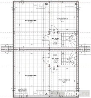 Duplex pe 3 niveluri, 4 camere, predare semifinisat, 183 mp, 300 teren, Chinteni  - imagine 2