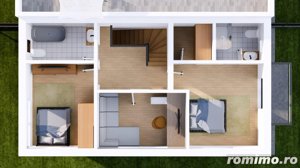 Duplex cu arhitectura moderna, 119 mp, semifinisat, zona Terra  - imagine 7