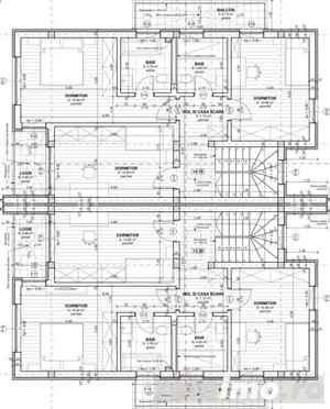 Duplex pe 3 niveluri, 4 camere, predare semifinisat, 183 mp, 300 teren, Chinteni  - imagine 4