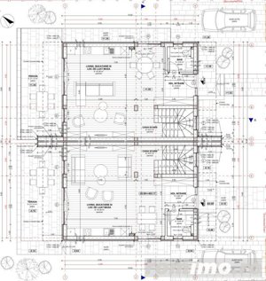 Duplex pe 3 niveluri, 4 camere, predare semifinisat, 183 mp, 300 teren, Chinteni  - imagine 3