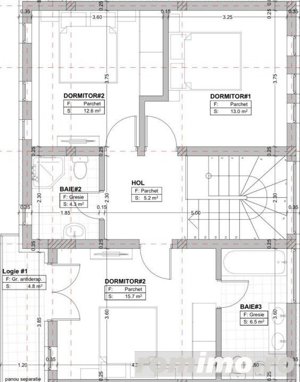 Casa cuplata 4 camere, 107 mp, 100 mp teren, zona Terra - imagine 3