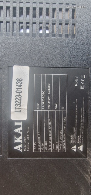 Led Tv Akai LT-3223ADTC.placa de baza TP.S506.PB818 - imagine 3