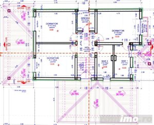 Casa 4 camere stadiu de proiect, teren 678 mp, 177 mp Dumbravita - imagine 3